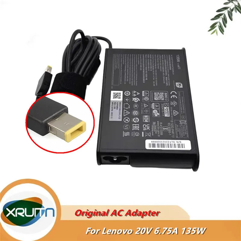 ใหม่ 20V 6.75A 135W อะแดปเตอร์ AC สําหรับ Lenovo Thinkpad T440p Y50-70 Y50-70 T440p T450p T460p T530