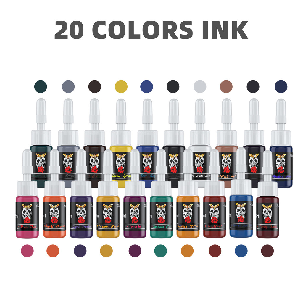 ผู้ผลิต 5ml Tattoo Pigment Tattoo Practice Pigment Tattoo Tattoo Pigment Tattoo Ink Tattoo Pigment20