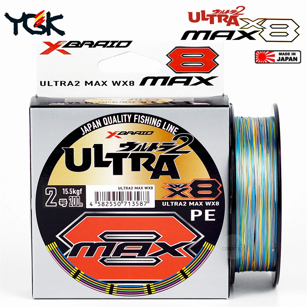สายพีอี YGK X-BRAID ULTRA MAX WX8