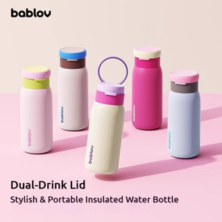 Bablov แก้ว thermos สำหรับผู้หญิง tumbler หลอดดูดน้ํา 500ml …