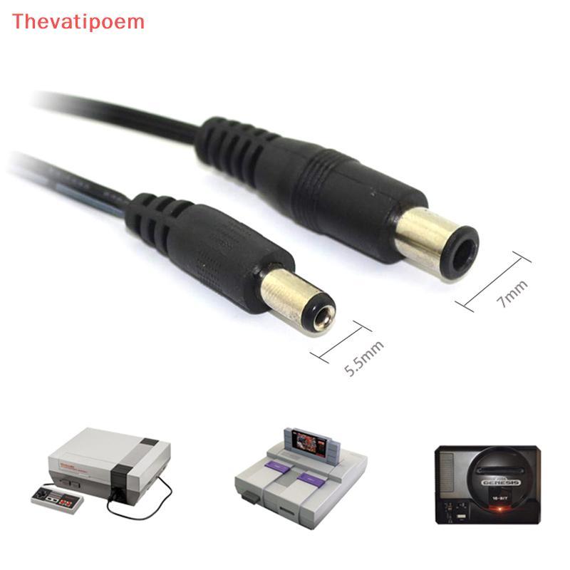 [Thevatipoem] 1 ชิ้น 3 ใน 1 AC Power Supply Adapter Cable สําหรับ SNES/NES/ 9V 3 In 1 Power Supply H