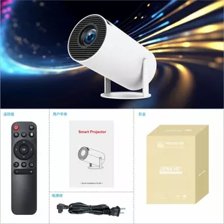 โปรเจคเตอร์ขนาดเล็ก สามารถเชื่อมต่อ Wi-Fi HY300MINI และบลูทูธ รองรับ YouTube/TikTok/Netflix และมี GooglePlay Store ในตัว