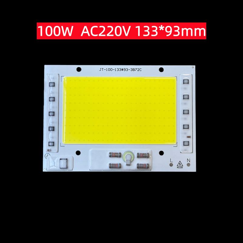 Hight Power Led COB โคมไฟลูกปัด 100W 150W AC 220V 240V สมาร์ท IC ไม่จําเป็นต้องไดร์เวอร์ DIY น้ําท่วมหลอดไฟ Led Spotlight ชิปกลางแจ้ง