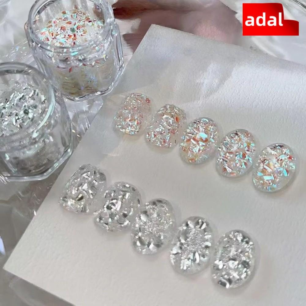 ADAL Nail Art Sequins, Blinking Glitter Flash Nail Art, Sequins Nail Art DIY Nail Art Charms