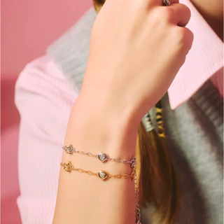 YVIS Loom Band Brass Bracelet - Doodle Collection