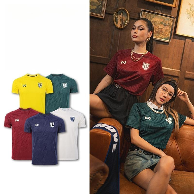 เสื้อฟุตบอลทีมชาติไทย 2025/26 โดย Warrix