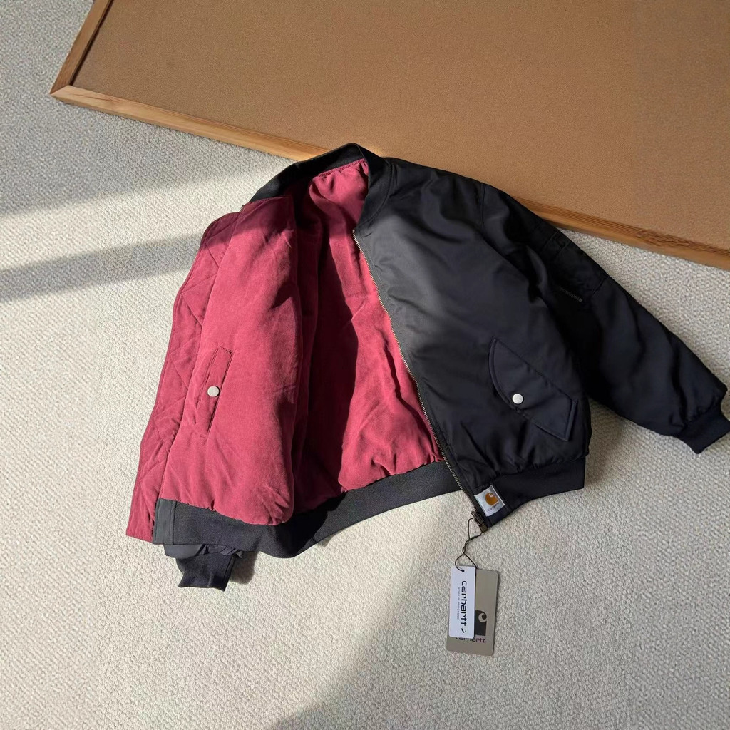 XY76 Car****WIP Detroit 25Winter Reversible ma1Pilot Jacket Cotton Coat Simple Versatile Jacket for 