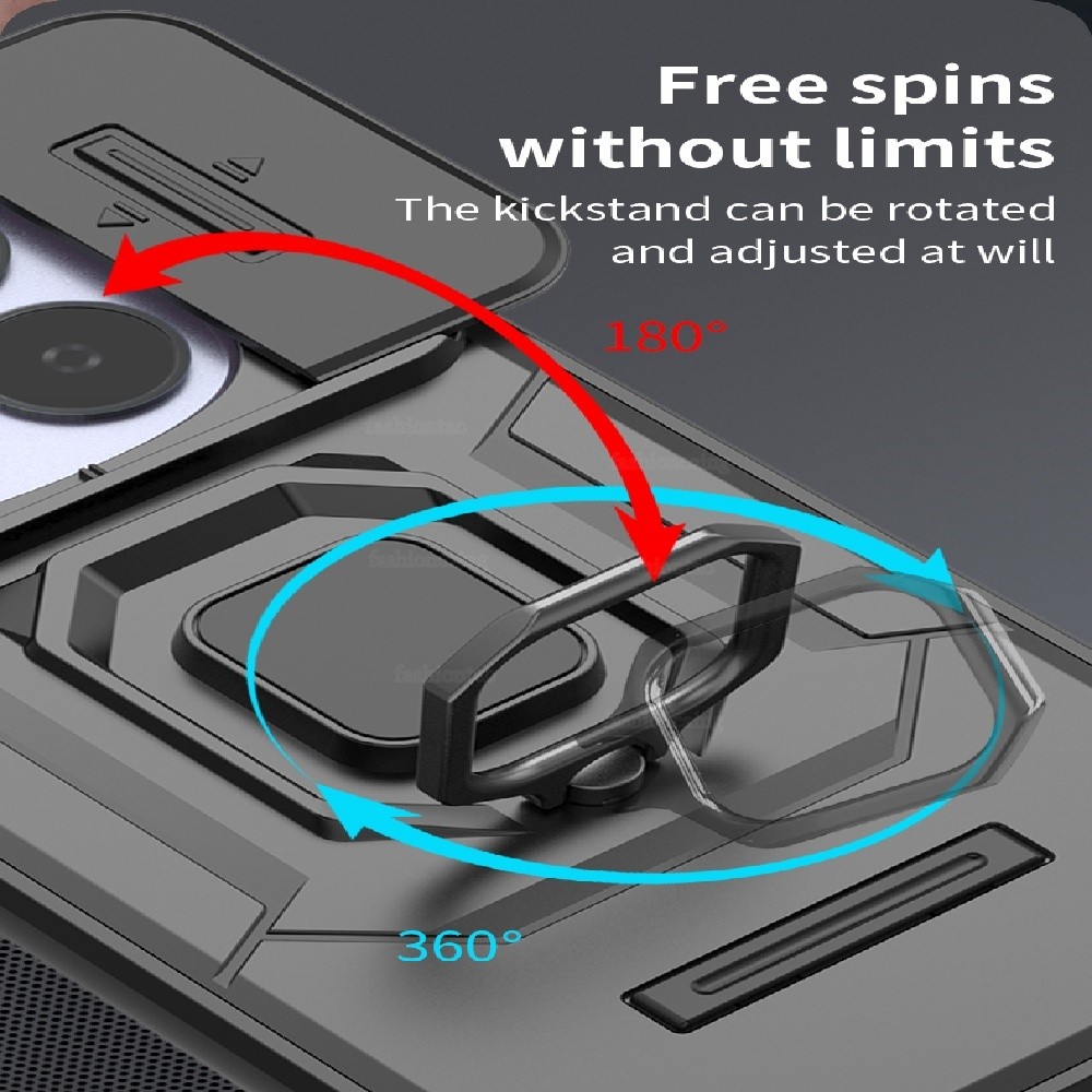 ปลอกสําหรับRedmiหมายเหตุ 1 5 15 Pro Plus 15Pro + Note15 Pro Note15Pro + Note15Proplus 4G 5Gเกราะแหวนโลหะวงเล็บเคสโทรศัพท์Push-Pullกล้องกันกระแทกฮาร์ดปกหลัง - รูปที่ 4