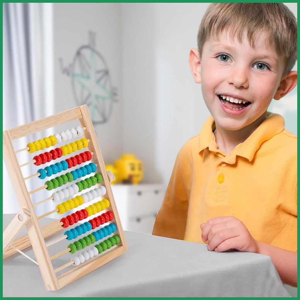 ลูกคิดสําหรับเด็กก่อนวัยเรียนคณิตศาสตร์การศึกษาของเล่นนับบวกและลบเกม Enlighten สําหรับเด็กก่อนวัยเรี