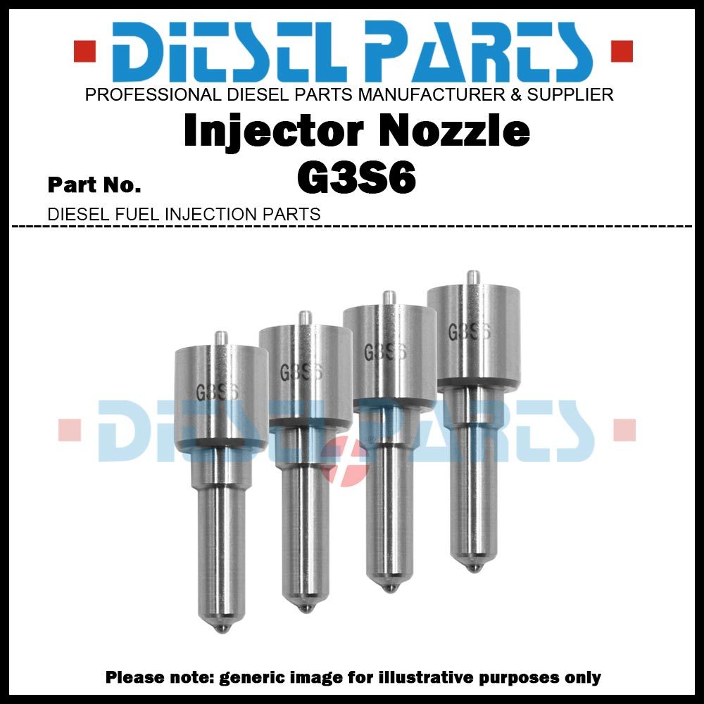 4x ดีเซลหัวฉีดน้ํามันเชื้อเพลิงหัวฉีด G3S6 สําหรับ Toyota Hilux Hiace 4Runner Dyna Landcruiser 1KD-F