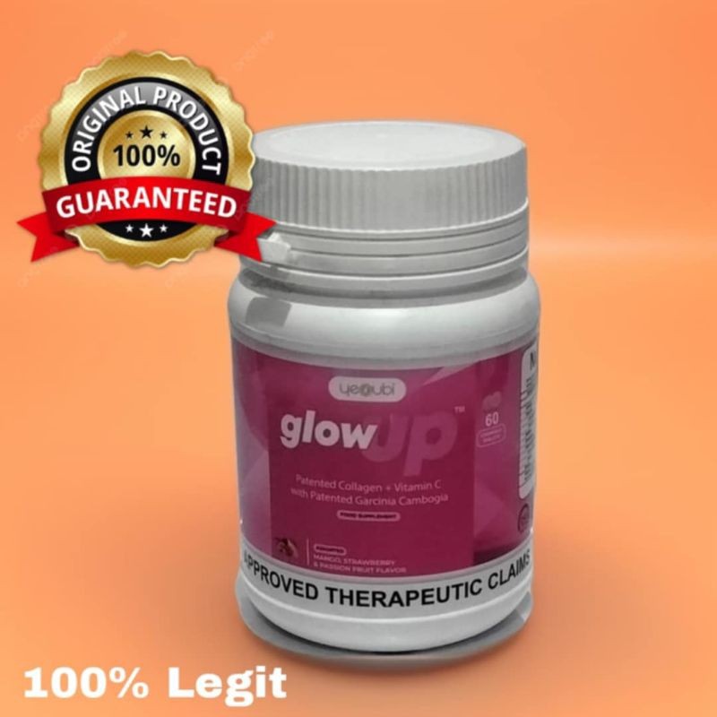 100% ORIGINAL GLOW UP PATEND COLLAGEN BY YEOUBI WITH VITAMIN C (60 เม็ด)