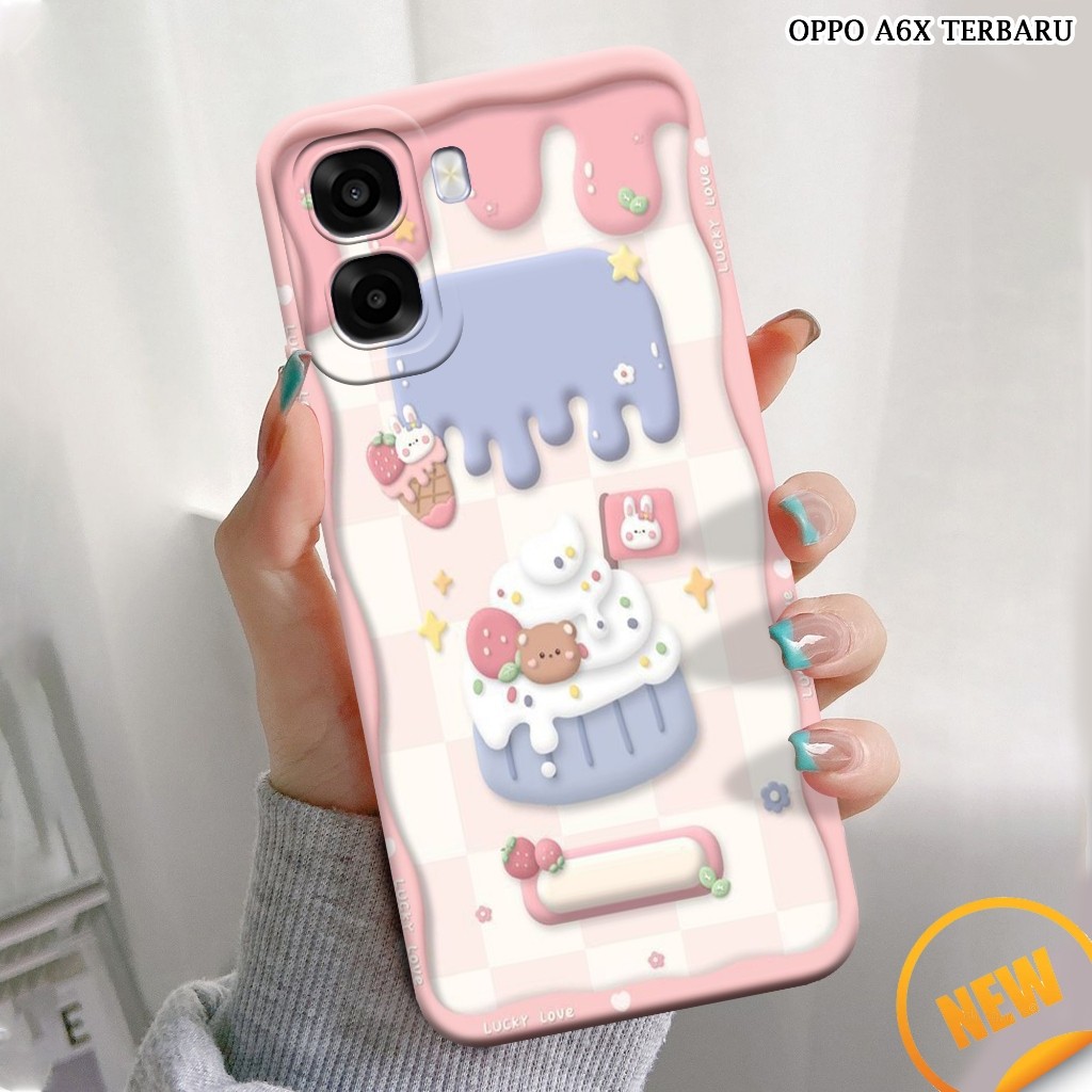 HP ล่าสุด OPPO A6X 4G Case - Geloracase - OPPO A6X 4G Case - Ice Cream Case Motif - OPPO - OPPO A6X 