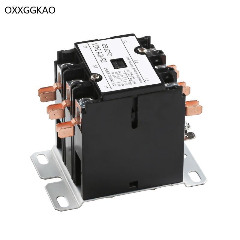 3 Poles 40A 220V Contactor Strong HVAC System Relays Brass Contacts Strong