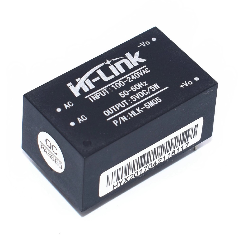 แหล่งจ่ายไฟสลับ AC to DC Hi-Link HLK-5M03 5M05 5M12 5M24 5W [CE]