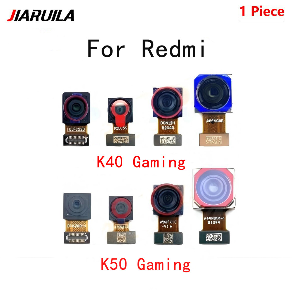 กล้องหลังหลักด้านหลังสําหรับ Redmi K40 Gaming K50 Gaming Front Selfie กล้อง Flex Cable Replacement