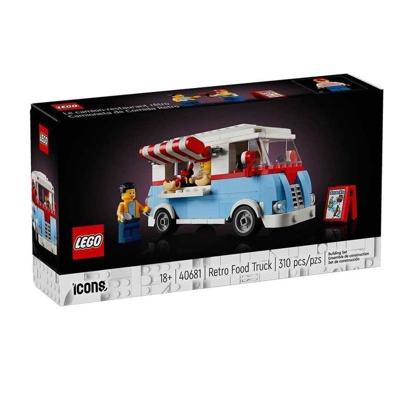 โจกูแมน . [เลโก้] เลโก้ 40681 รถรับประทานอาหารย้อนยุคชุดสร้างสรรค์ชายหญิงการศึกษาอาคารบล็อกของเล่นขอ