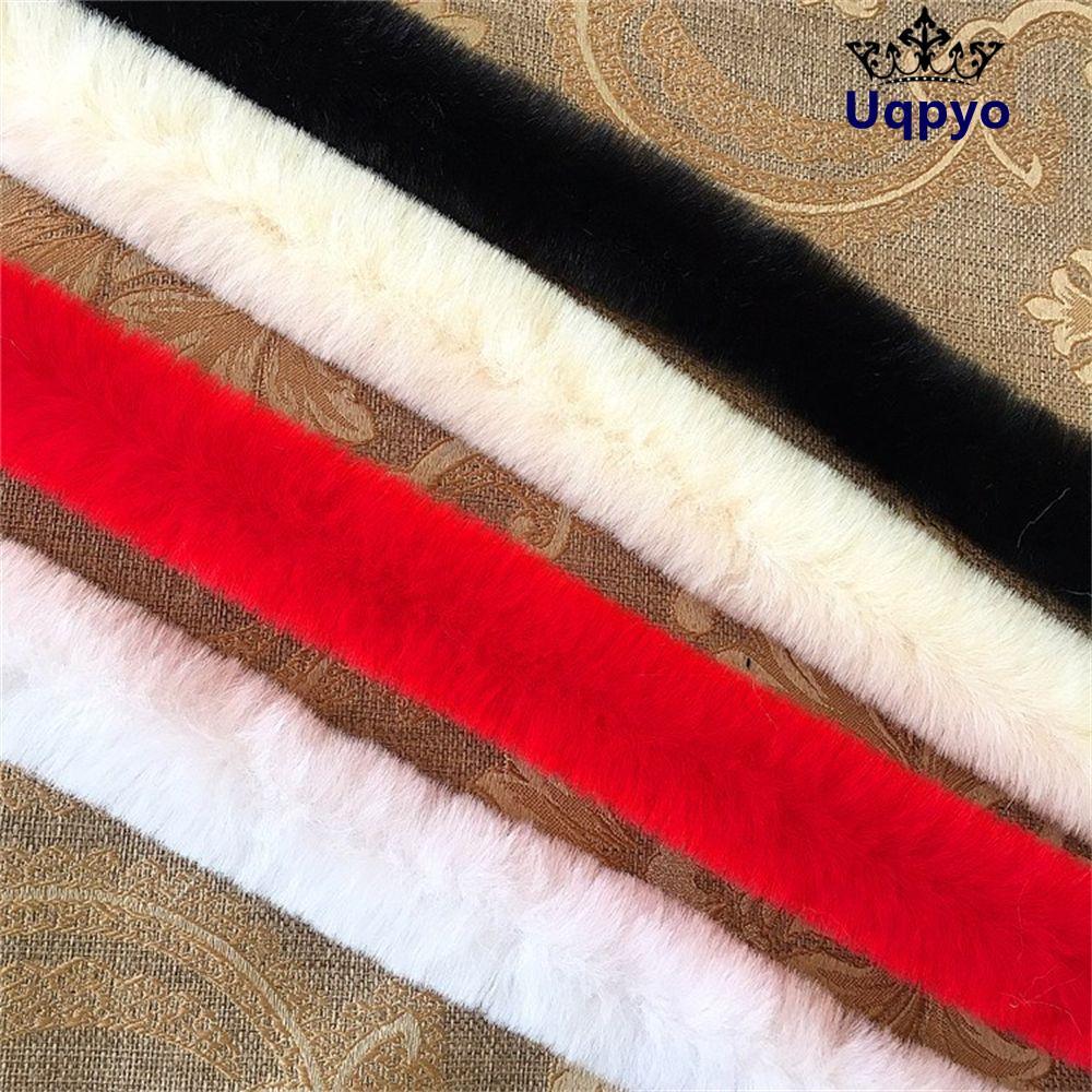 UQPYO Furry Ribbon DIY Craft Trimming Ribbon เย็บ 100 ซม