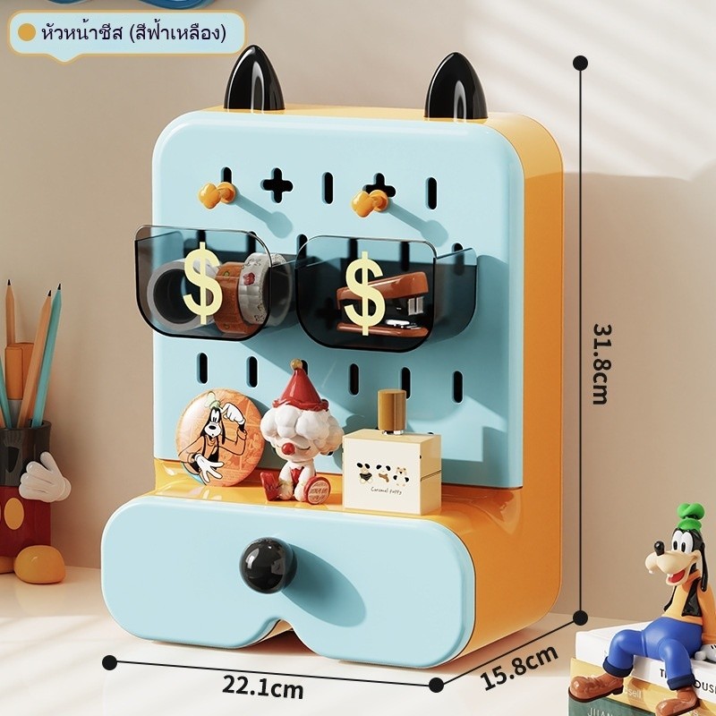 เดสก์ท็อปหลุมคณะกรรมการสร้างสรรค์โต๊ะนักเรียนกล่องเก็บผู้ถือปากกาออแกไนเซอร์สํานักงานทํางานพื้นที่ลิ้นชักประเภท - รูปที่ 7