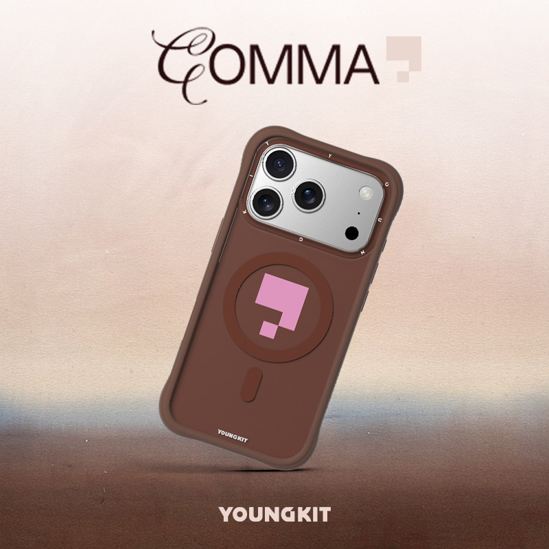 {Cocoa Comma} youngkit Ape Split Case รูปแบบใหม่เหมาะสําหรับ Apple 17ProMax เคสโทรศัพท์ iPhone16 Cas