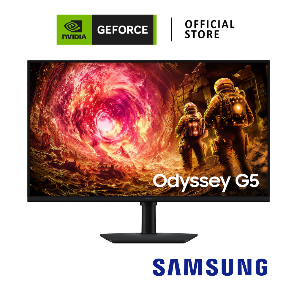SAMSUNG Odyssey G5 G50F | 32" IPS QHD 180Hz 1ms | Monitor จอมอนิเตอร์ (LS32FG502EEXXT)
