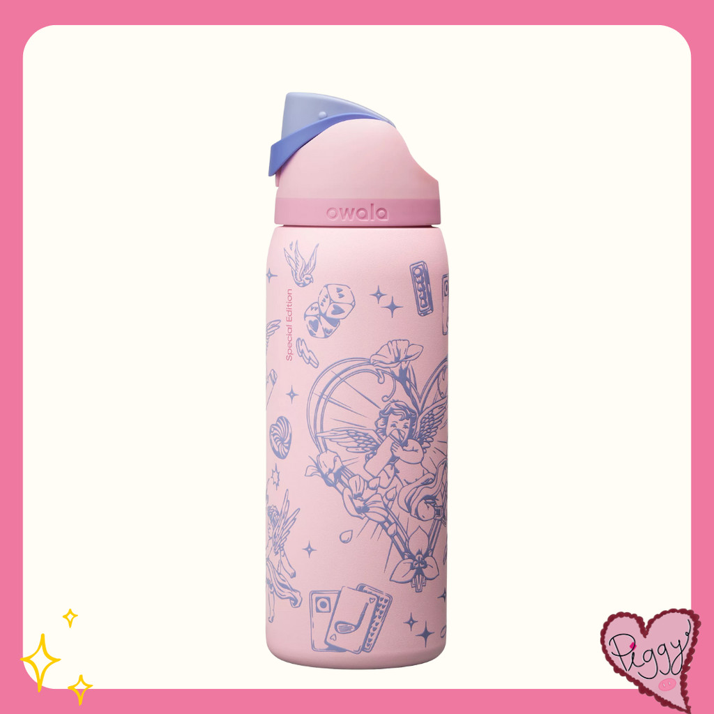 [พร้อมส่งในไทย 🇹🇭] Owala💘 Shot to the heart 32oz FreeSip Special Edition โอวาล่า กระติกน้ำ ขวดน้ำเก็บความเย็น ของแท้