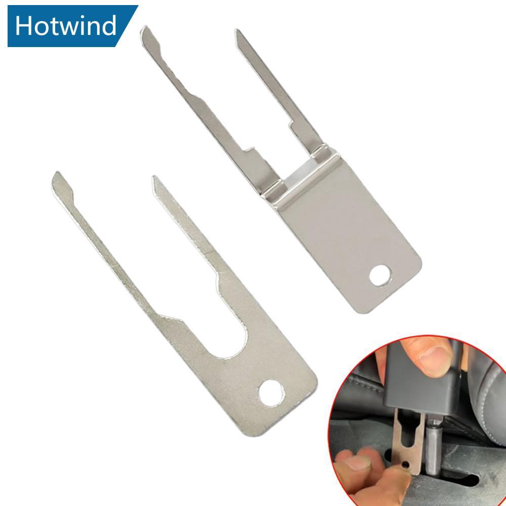HW รถเข็มขัดนิรภัย Key & Adjuster เครื่องมือกําจัดสําหรับ Tesla รุ่น 3 & รุ่น Y เข็มขัดนิรภัยหัวเข็ม