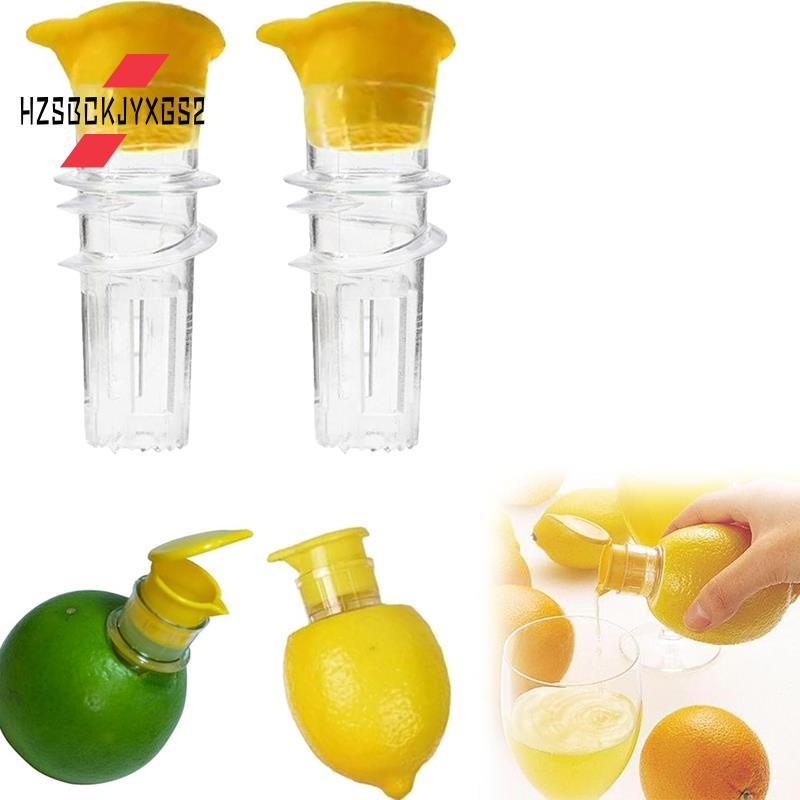 Hzsbckjyxgs2Lemon Mini Squeezer, Screw Top Lemon Juicer, Lemon Squeezer Manual Plastic, Lemon Juicer