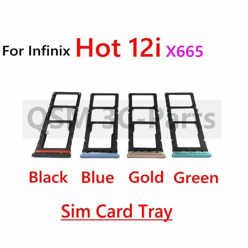 ซิมการ์ดที่ใส่ถาด Reader Slot Adapter สําหรับ Infinix Hot 12i X665