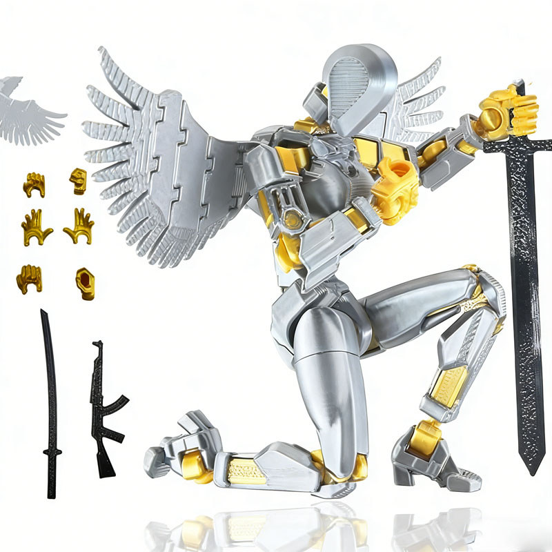 Dummy 13 Illidan Series Assembly รุ่น 3D พิมพ์ Lucky 13 Golden Angel Action Figure ของเล่น ราคา ถูกที่สุด ดีลบีเคเค แกลเลอรีภาพที่ 2