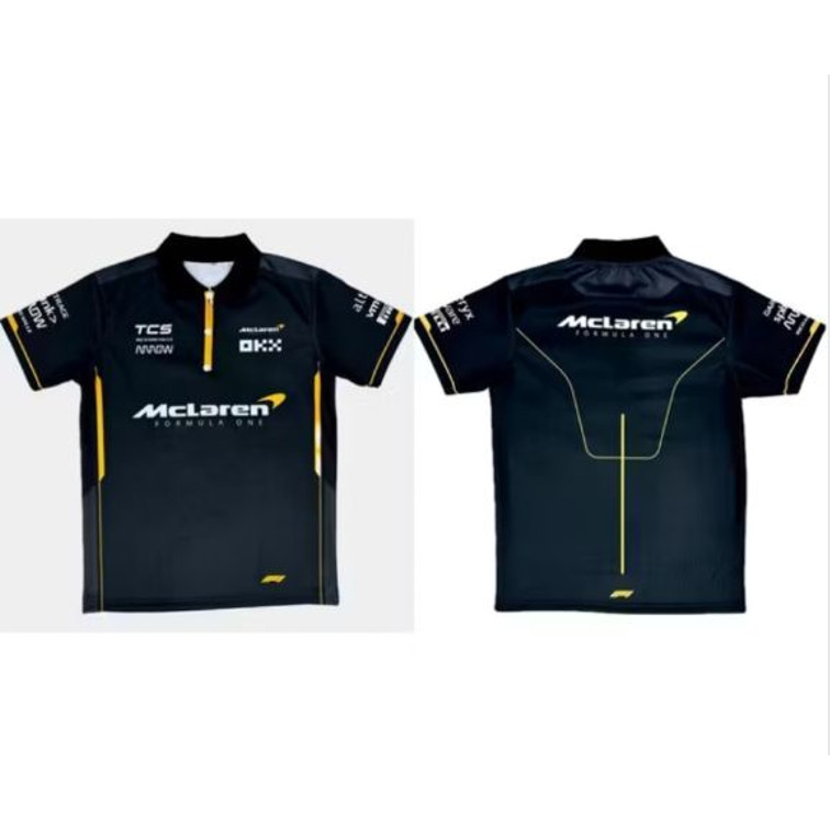 2026 ใหม่ล่าสุด F1 Racing Suit + Mclaren F1 Racing Team เสื้อโปโล + ฤดูร้อนผู้ชายและผู้หญิงเสื้อยืดแขนสั้น