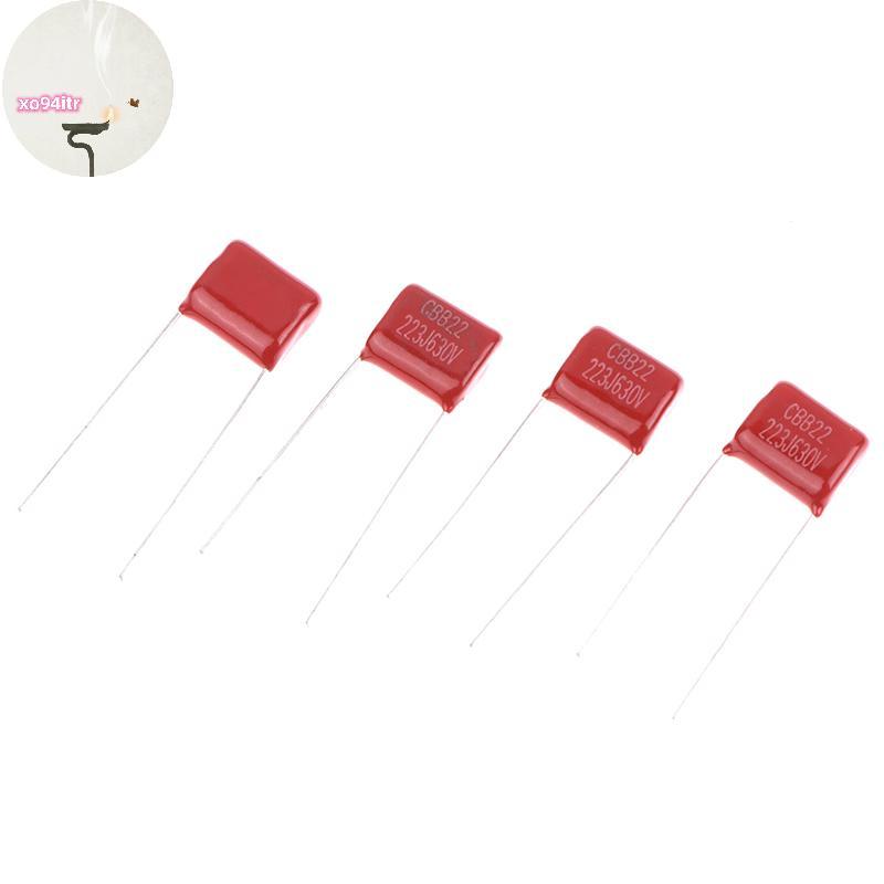XOITR 10 ชิ้น Pro 223J 630V 22NF 0.022UF ตัวเก็บประจุ Metallized Polypropylene กีตาร์ CBB ฟิล์มสําหร