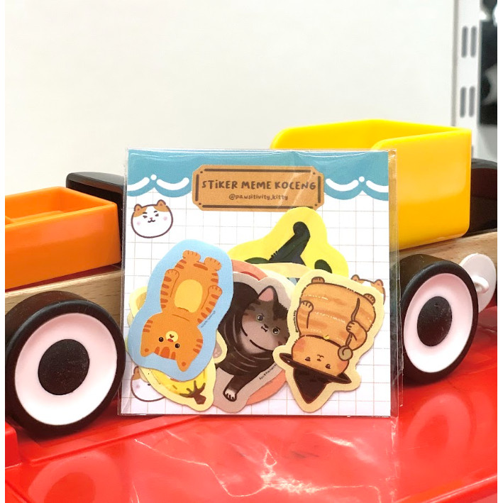 Pawsivity Kitty Sticker Cat Meme Pack Sticker