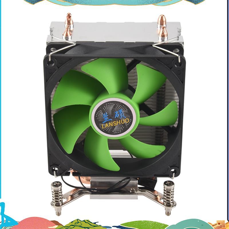 CPU Cooler 2 ท่อความร้อนพัดลมระบายความร้อนที่เงียบสงบเป็นพิเศษหม้อน้ํา CPU สําหรับ LGA 2011 X79 X99 