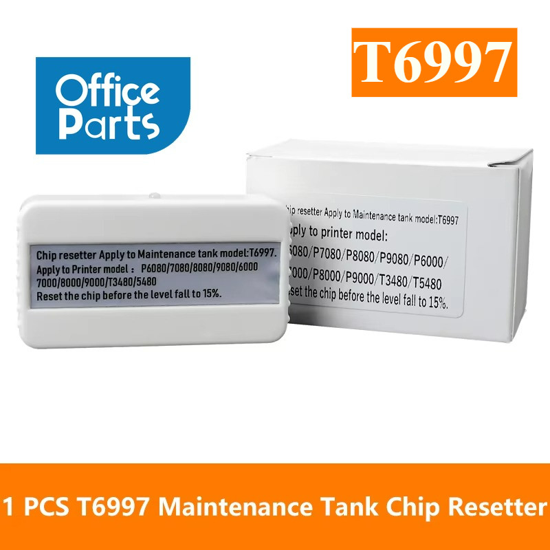 T6997 ถังบํารุงรักษาชิปรีเซ็ตสําหรับ Epson SureColor P6080 P7080 P9080 P6050 P7050 P8050 P9050 P6000