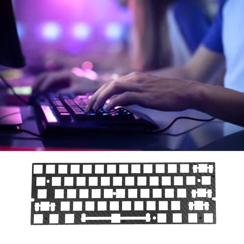 Zzz คีย์บอร์ดแผ่นปรับเสียงสําหรับ 60% Mechanical Keyboard Modding ตําแหน่ง