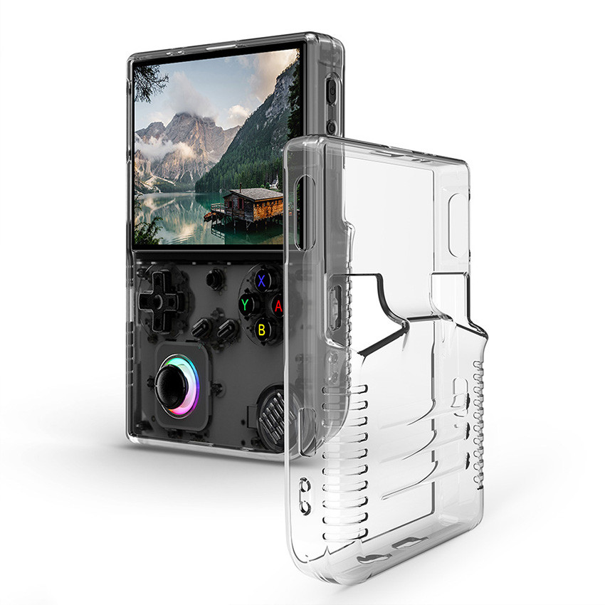 เคสป้องกันมือถือเคสคอนโซลเกมใสสําหรับ ANBERNIC RG40XXV