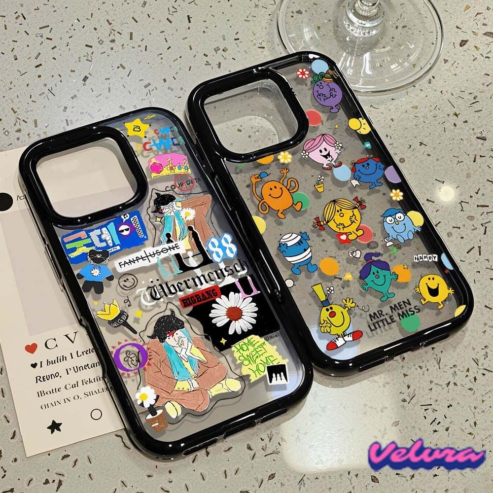 เคสโทรศัพท์ สำหรับ iPhone 13 11 15 16 Pro Max Case iPhone 11 12 17 Pro Max 14 15 Pro Max 2 in 1 อะคริลิค Acrylic น่ารัก