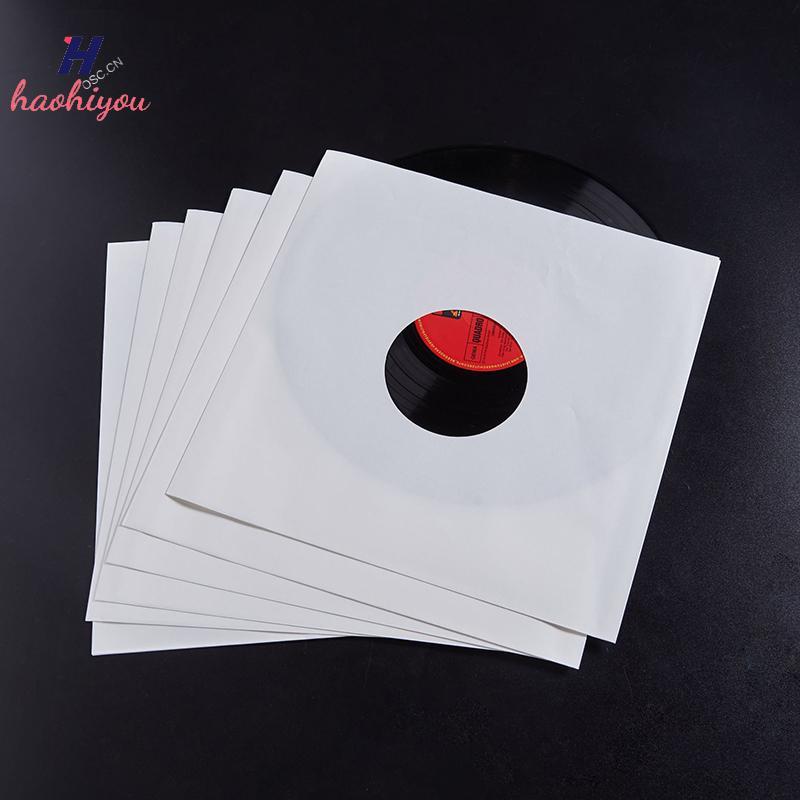 <haohiyou> 10pcs Vinyl Records Sleeves LP Record Cover Resealable Outer Sleevesposite Kraft Paper Ba