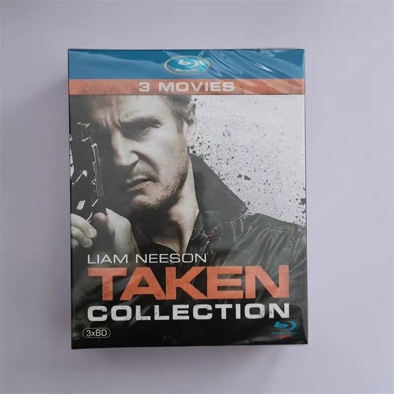 Blu-ray French Movie Liam Neeson Take 3 Movie Collection Box Set BD25 3 แผ่น C0103