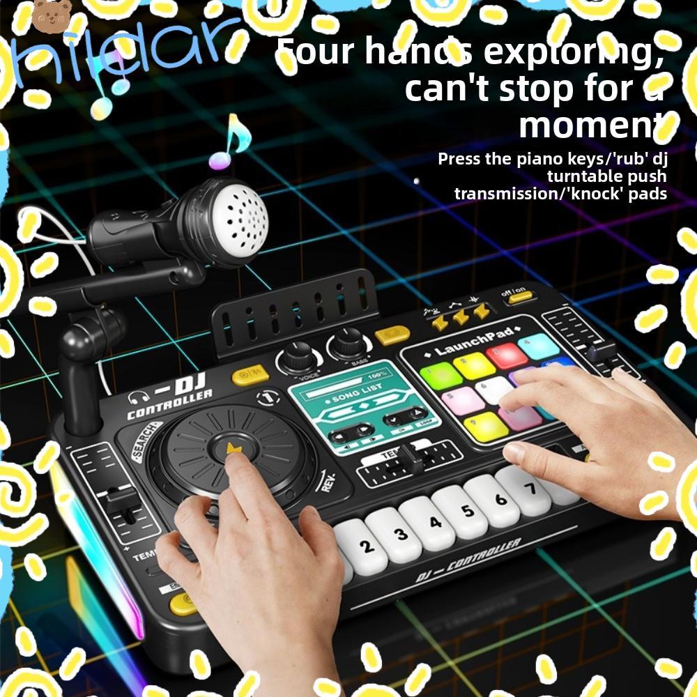 HLAR เด็ก DJ Mixer, การออกแบบจําลองมัลติฟังก์ชั่คีย์บอร์ดเปียโนอิเล็กทรอนิกส์, เอฟเฟกต์เพลง Interact