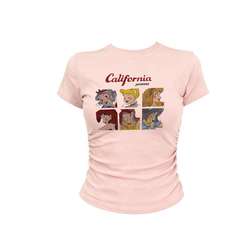เสื้อยืดฤดูร้อน，ผ้า cotton100% ปริ้นท์，น่ารัก，อากาศไหลผ่านได้ดี，ผ้าเนื้อคุณภาพสูง，คนสูงตัวเล็กก็ใส่ได้ สนใจกดตะกร้าเลยจ