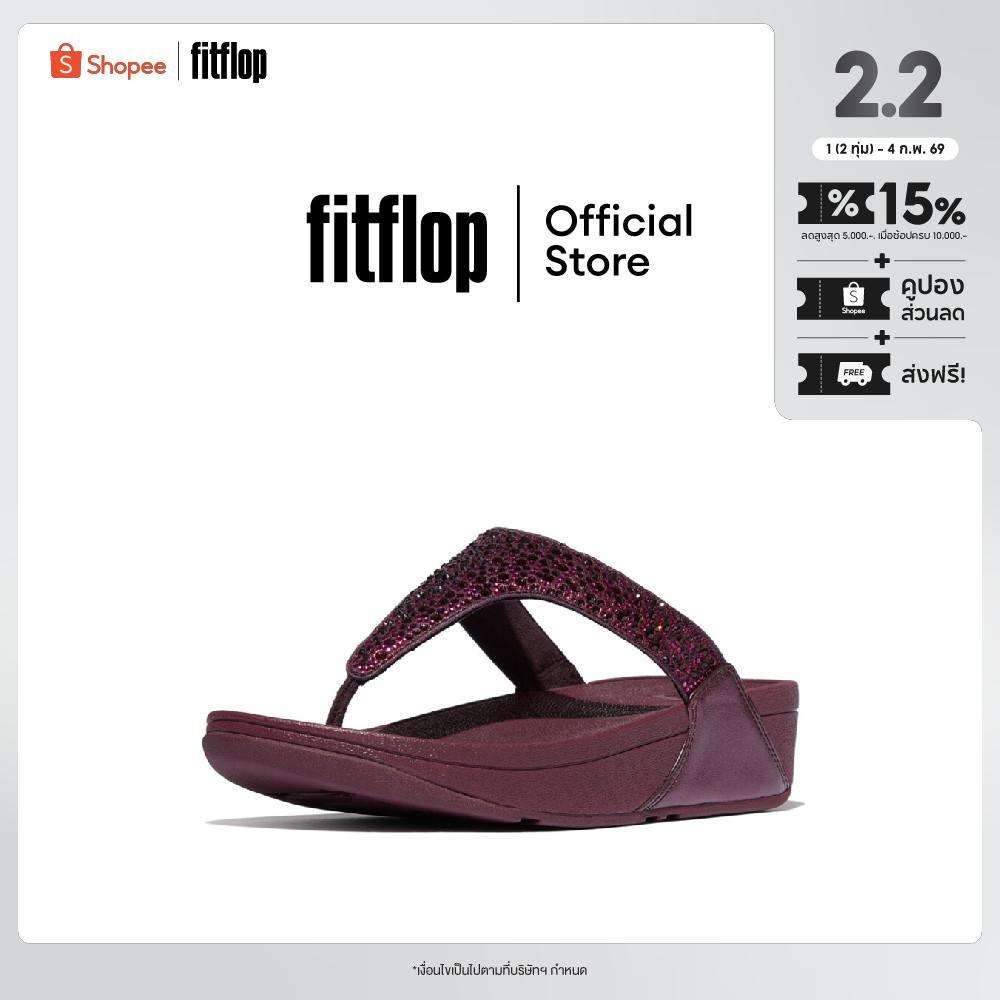 FITFLOP LULU CRYSTAL-MIX TOE-POST รองเท้าแตะแบบหูหนีบผู้หญิง รุ่น JE3-C98 สี PURPLE