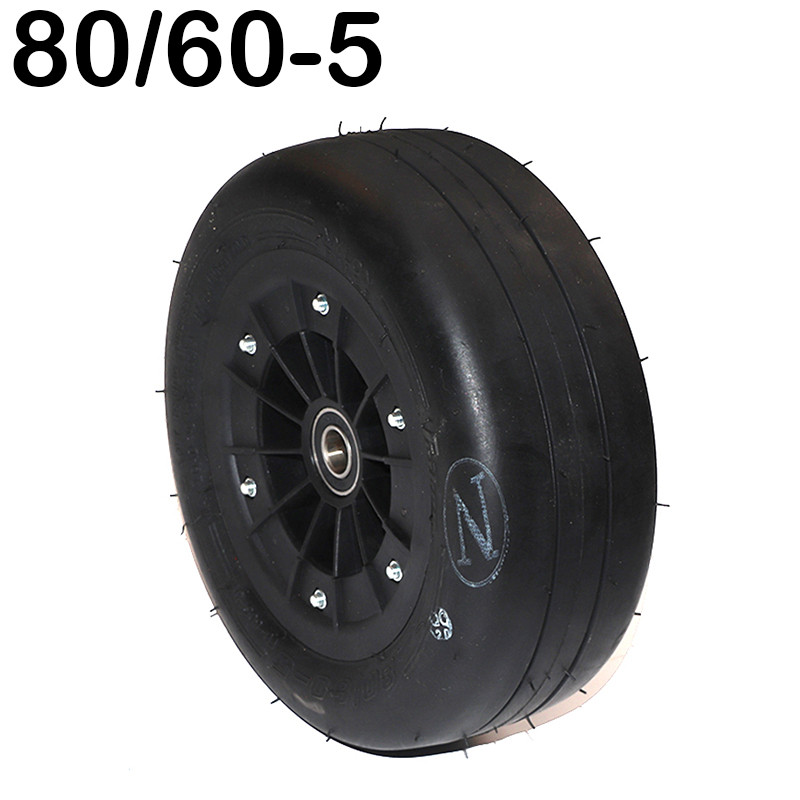 Go Kart 80/60-5 ล้อหน้าสําหรับ Ninebot Gokart Pro Karting Kit ด้านนอก Tyre สูญญากาศ Tubeless Smooth 