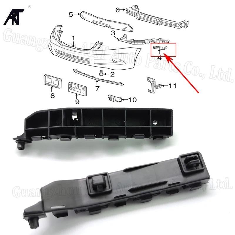 1 คู่สําหรับ HONDA CRV RE1 RE2 RE3 RE4 2007 2008 2009 2010 2011 ด้านหน้ากันชนสนับสนุน Spacer 71198-S