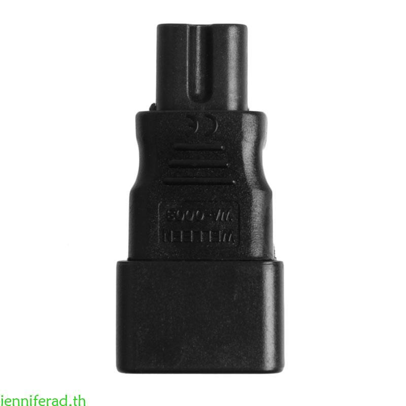 Jenniferad IEC320 C14 ถึง C7 PDU UPS Plug Female Power Adapter Plug Converter Changer