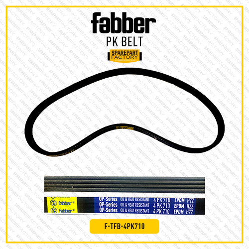 Fanbelt Fanbelt V belt สายพานพัดลม AC Daihatsu Granmax Gran max 1.3 4PK710 FABER