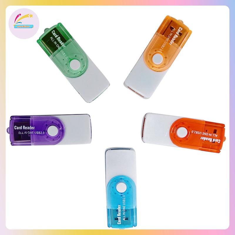 MM ที่มีประโยชน์ 4 in 1 USB การ์ดหน่วยความจําสําหรับ MS MS-PRO TF Micro SD ความเร็วสูง VN