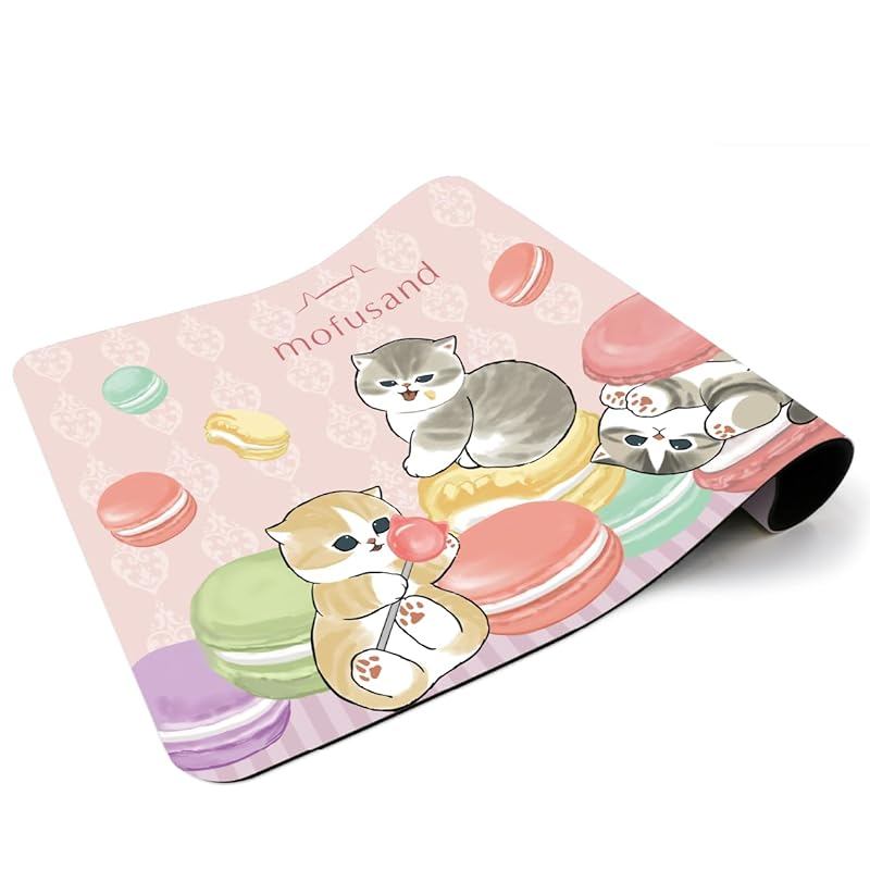 Yokozuna Creation Mofusan Bath Mat (with Diatomaceous Earth Powder Soft Bath Mat Macaron Nyann, M)