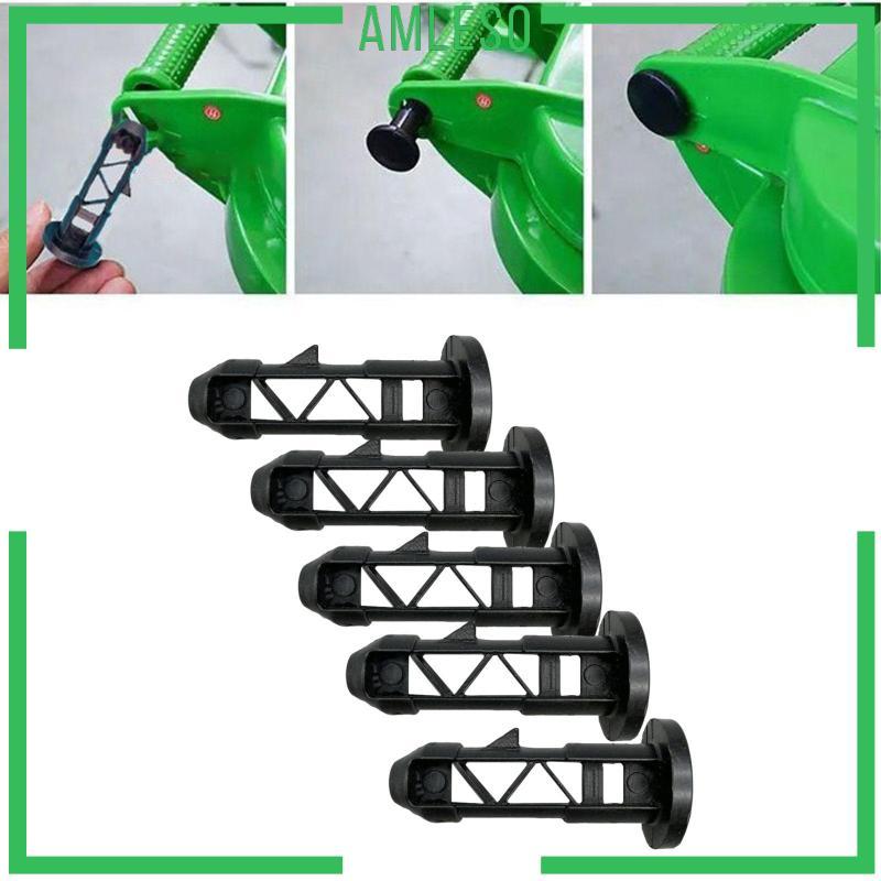 [Amleso] 5x Wheelie Bin ฝาปิดบานพับ Pins ถังขยะฝาปิดบานพับ Pins Dustbin สําหรับกลางแจ้ง Rubbish 30L,