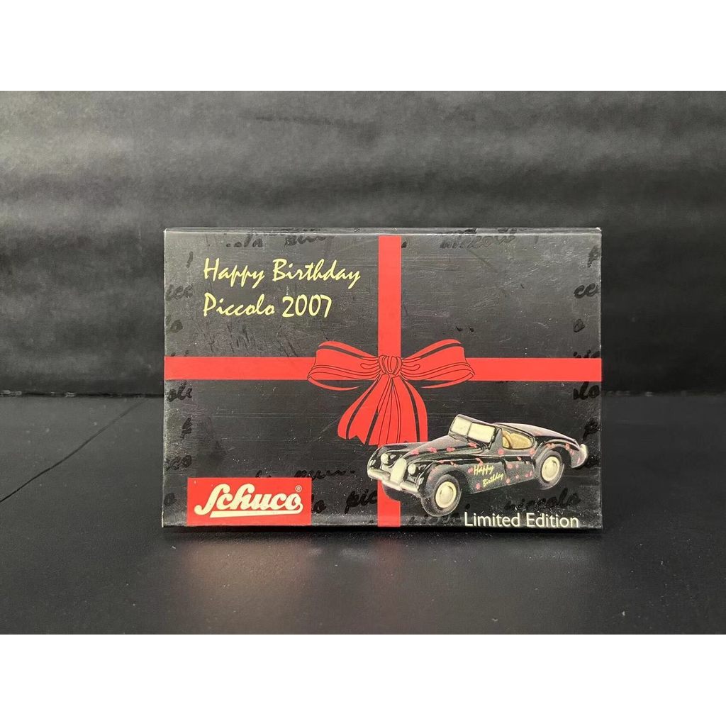 [คลังสินค้าพร้อม] Schuco Schuco 1: 87 Jaguar XK 120 Convertible Happy Birthday Blessing Limited Picc